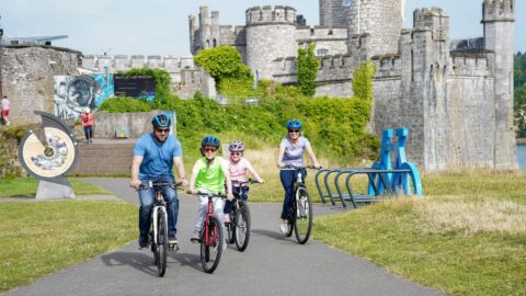 Family at Blackrock Castle